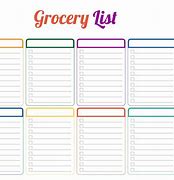 Image result for Blank Grocery Box
