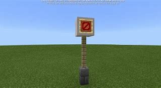 Image result for Minecraft Stop Sign