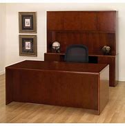 Image result for Cherry Wood Executive Desk with White Accessories