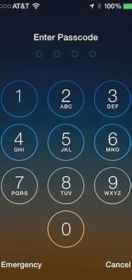 Image result for iPhone SE Passcode Screen