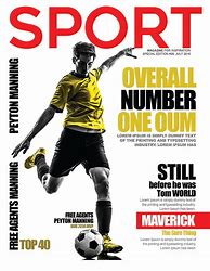 Image result for Magazine Sports Cover Designs
