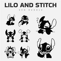 Image result for Lilo and Stitch Silhouette SVG