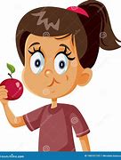 Image result for Person Eating Apple Cartoon
