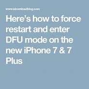 Image result for Force Restart iPhone 7