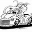 Image result for Hot Rod Coloring Pictures