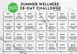 Image result for 31 Day Day Challenge Calendar