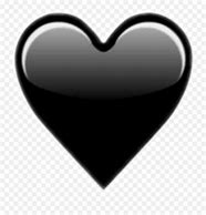 Image result for Black Heart Emoji PFP