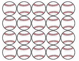Image result for Free Printable Baseball Cutouts