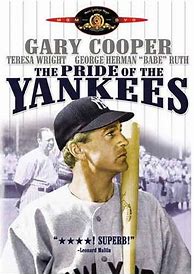 Image result for Pride of the Yankees DVD