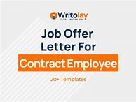 Image result for Offer Letter for Contract Employees