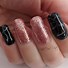 Image result for Black Glitter Acrylic Nail Designs