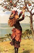 Image result for Apple Orchard Tree Painting