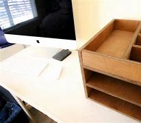 Image result for DIY Desk Organizer Wood