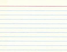 Image result for Blank Index Cards 3X5