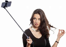 Image result for Person with Selfie Stick