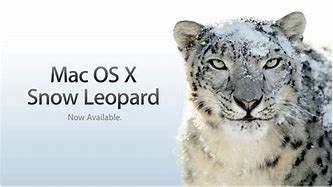 Image result for Mac OS X 10.6 Snow Leopard