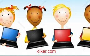 Image result for Student at Computer Clip Art