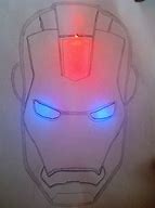 Image result for Iron Man Face Art