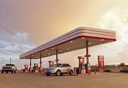 Image result for Car in a Gasoline Station