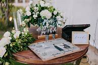 Image result for Guest Book Table