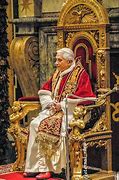 Image result for Pope Benedict Throne