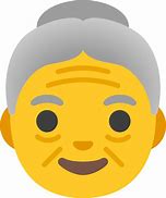 Image result for Old Lady Emoji