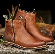 Image result for Men's Casual Brown Leather Boots