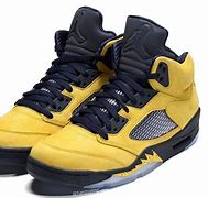 Image result for Jordan 5 Red and Yellow