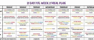 Image result for 21-Day Fix Week 2 Meal Plan