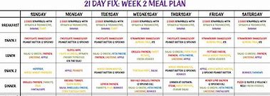 Image result for 21 Day Fix Meal Plan