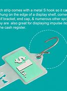 Image result for Clip Strip Wide Plastic Hooks