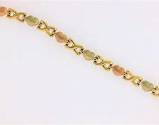 Image result for 18K Gold Tri Color Bracelet