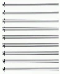 Image result for Paper Staff Blank Sheet Music