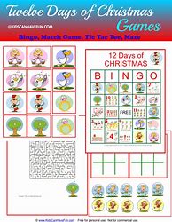 Image result for 12 Days of Christmas Activities Ideas