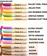 Image result for Sharpie Marker Color Chart