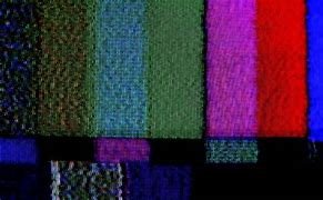 Image result for TV with Static Bars