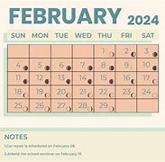 Image result for feb 2024 moon calendars