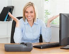 Image result for Women at Office Desk