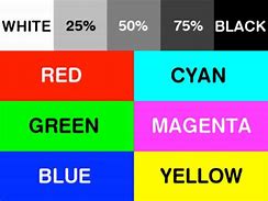 Image result for Canon PIXMA Colour Chart