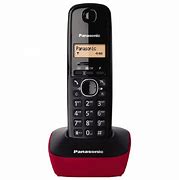 Image result for Panasonic Red Cordless Phone