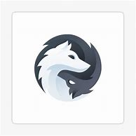 Image result for Ying Yang Symbol Wolf