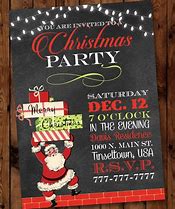 Image result for Retro Christmas Party Invitations