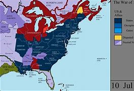 Image result for United States Map 1812
