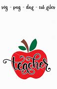 Image result for Teacher Apple with Two Leaves SVG
