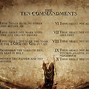 Image result for 10 Commandments Wallpaper