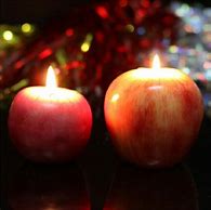 Image result for Christmas Apple Candles