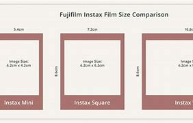 Image result for Instax Print Size