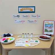 Image result for Five Senses Centers Preschool
