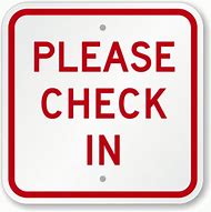 Image result for Check in Here Arrow Signs