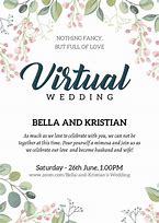 Image result for Virtual Wedding Invitations